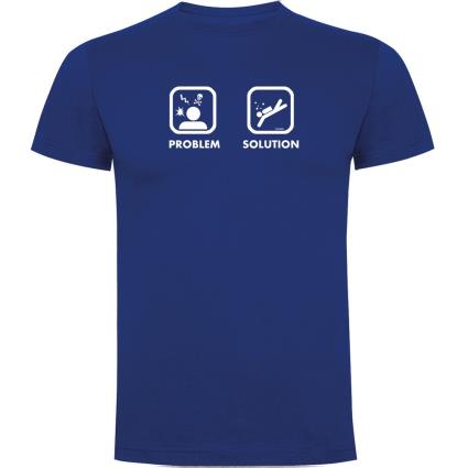 Camiseta De Manga Curta Problem Solution Dive 2XL Royal Blue
