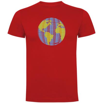 Camiseta De Manga Curta Barracuda World 3XL Red