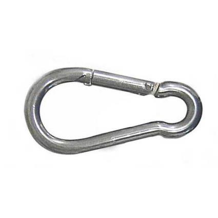 Inox Carabiner Aisi 316 70 mm Silver