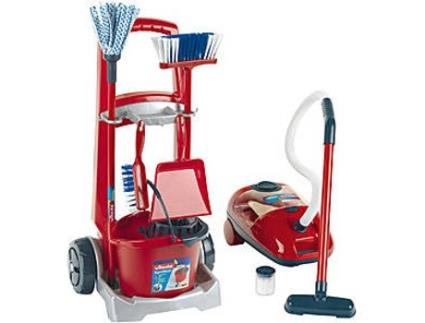 Brinquedo  Vileda cleaning trolley + vakuum cleaner