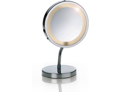 Espelho de Maquilhagem  Independente Redondo Cromo