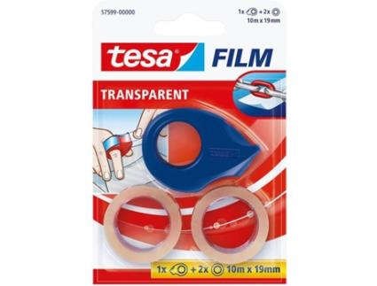 Desenrolador com 2 Fitas, 10 m x 19 mm, Transparente