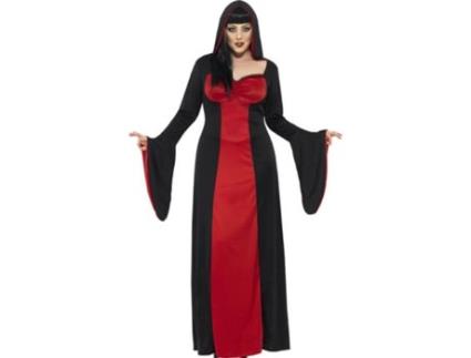 Fato de Mulher  Vampira Sinistra (Tam: XXXL)