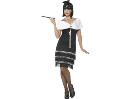 Fato de Mulher  Cabaré Anos 20 (Tam: L)