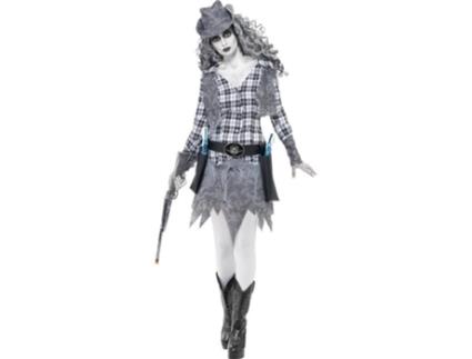 Fato de Mulher  Cowgirl Fantasma (Tam: S)