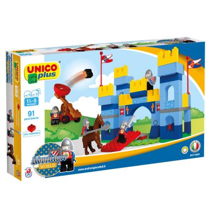 Blocos de Encaixe  Castelo Medieval (Idade Mínima: 1 - 91 Peças)