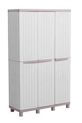 Armário de resina C-WOOD 3PTAS 170X102X39CM