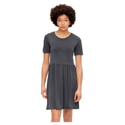 Vestido Manga Curta Kamala S Ombre Blue