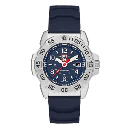 Relógio Navy Seal Steel 3253 45 mm Blue / White / NBR Blue