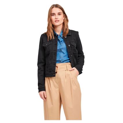 Nova Jaqueta Jeans Win 36 Black Denim