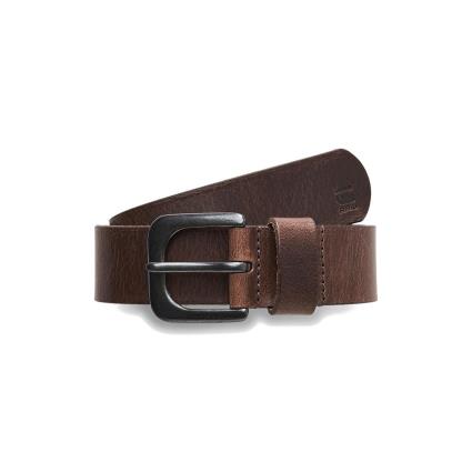 Cinto Zed 105 cm Dark Brown / Black Metal