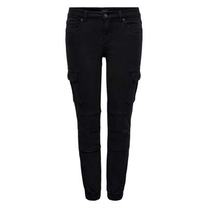 Calça Cargo Vida No Tornozelo Missouri Regular 34 Black / Wash Black Washed