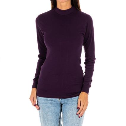 Camiseta De Manga Comprida 1625 60 Purple