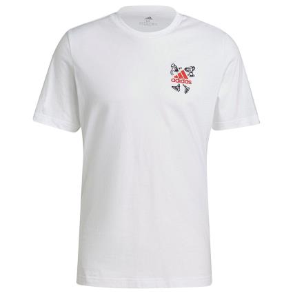 Camisa Ddlbmb Embr S White / Scarlet