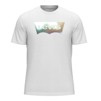 Levi´s ® Camiseta De Manga Curta Graphic S Bw Foil White