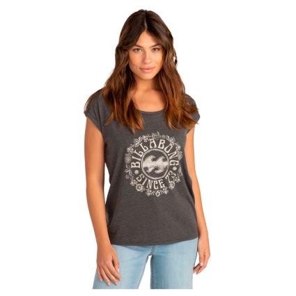 Camiseta De Manga Curta Floral Dance S Off Black