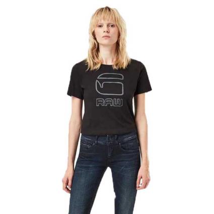 Camiseta Manga Curta Graphic Graw Optic Slim L Dk Black