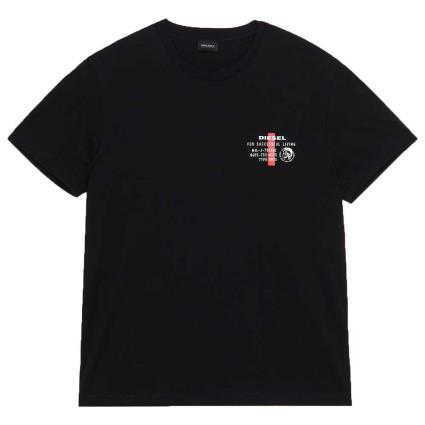 Camiseta De Manga Curta Diegos L Black