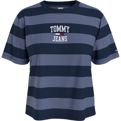 Camiseta De Manga Curta College Logo S Twilight Navy / Lavender Grey