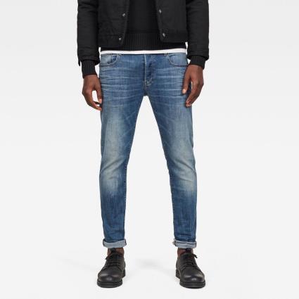 Jeans 3301 Slim 34 Vintage Medium Aged