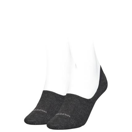 Meias Footie Mid Cut 2 Pares EU 35-38 Dark Grey Melange