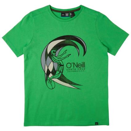 Camiseta De Manga Curta Circle Surfer 164 cm Poison Green