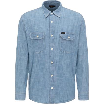 Camisa De Manga Longa Worker L Vintage Indigo