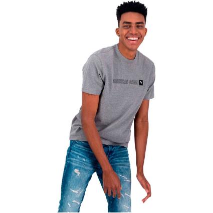 Camiseta De Manga Curta Graphic 2XL Heather Grey