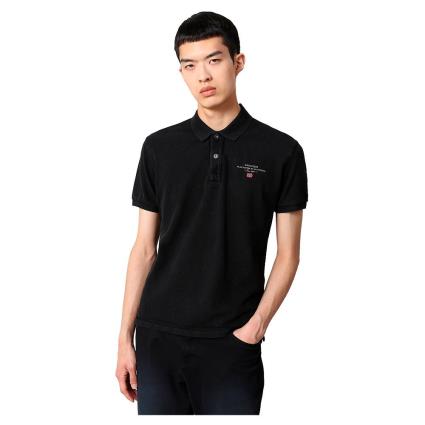 Polo Manga Curta Elbas 3 S Black 041