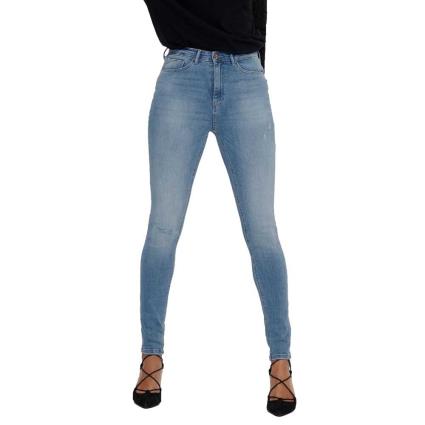 Jeans Paola Life High Waist Skinny Bb Azg810 XL Light Blue Denim