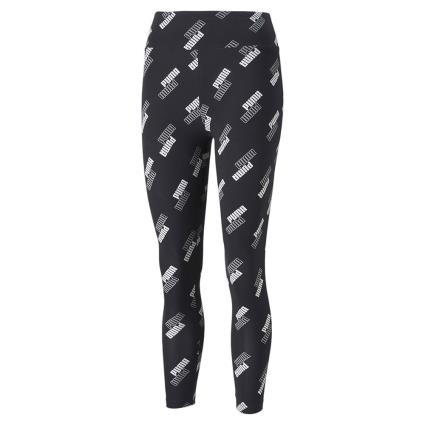 Power All Over Print Cintura Alta S  Black