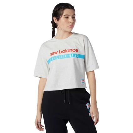 Camiseta Manga Curta Essentials Field Day Boxy L Sea Salt Heather