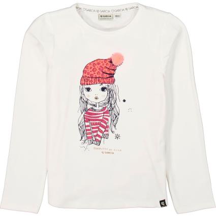 Camiseta De Manga Comprida 92-98 cm Warm White