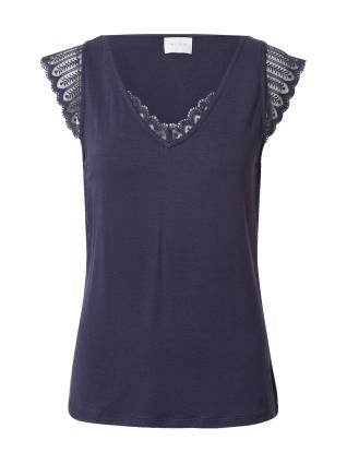T-shirt Sem Mangas Com Detalhes Em Renda Sonilla XS Navy Blazer