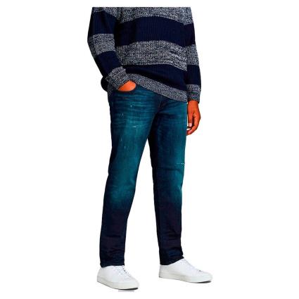 Jeans Glenn Con 758 Pls 40 Blue Denim