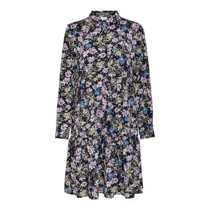 Vestido Piper Aop 42 Black Iris / Aop Purple / Parisian Blue Flowers