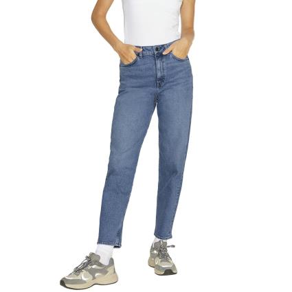 Jeans Cintura Alta Lisbon Mom 28 Medium Blue Denim