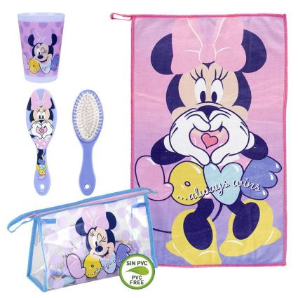 Conjunto De Toalete De Viagem Com Acessórios Minnie 2-8 Years Pink