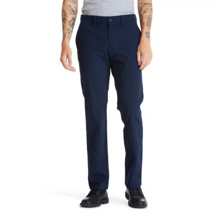 Calças Chino Squam Lake Stretch Twill Straight 30 Dark Sapphire