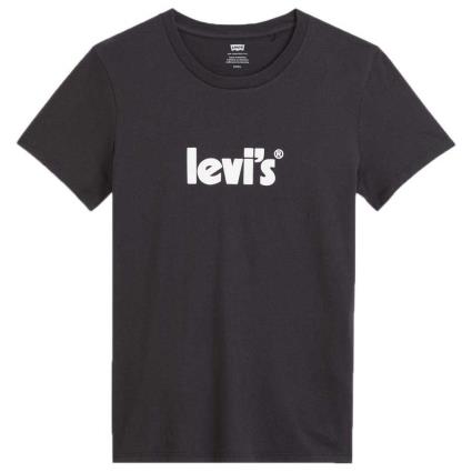 Levi´s ® Camiseta Manga Curta The Perfect XL Seasonal Poster Logo T2 Caviar