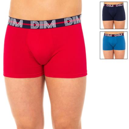 Boxer D01qu Cotton Pawerful 3 Unidades M Navy / Red / Blue