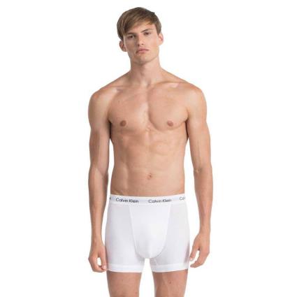 Algodão Boxer Stretch 3 Unidades S White