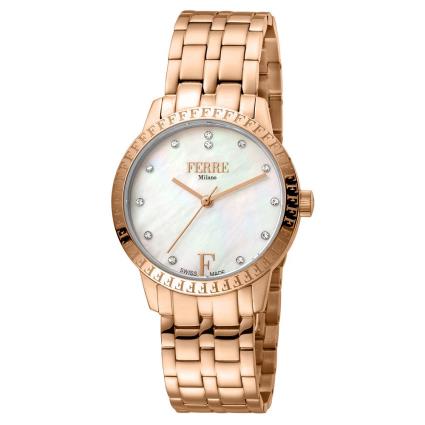 Relógio Fm1l128m0251 One Size Pink Gold