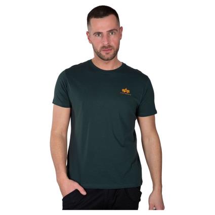 Camiseta De Manga Curta Basic Small Logo 2XL Dark Petrol