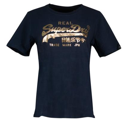 Camiseta Manga Curta Vintage Logo Boho Sparkle M Eclipse Navy