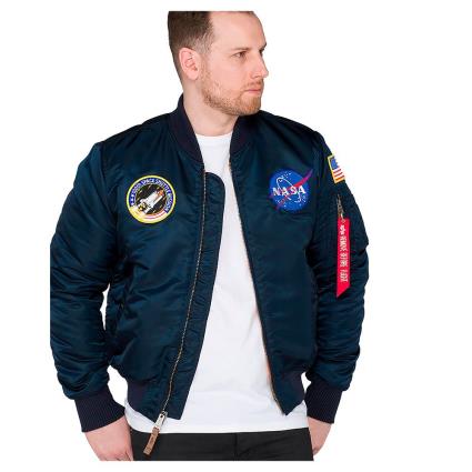 Casaco Ma-1 Vf Nasa S Rep.Blue