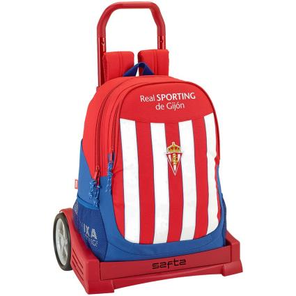 Mochila Real Sporting De Gijon Evolution One Size Red / White