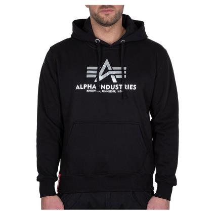 Capuz Basic Foil Print 3XL Black / Metalsilver