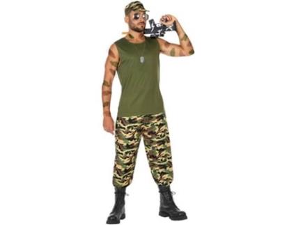 Fato de Homem  Soldado Paramilitar (Tam: )