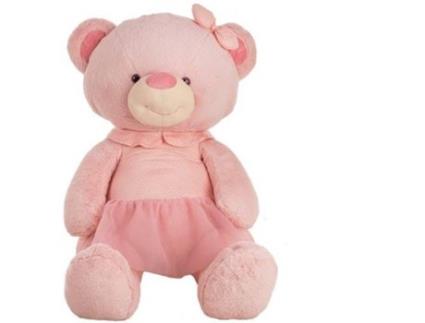 Peluche  de Ursinha com Tutú (Rosa)